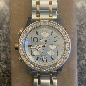 Nixon 38-20 Chrono Silver Watch